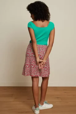 King Louie Rokken<Border Skirt Pereira Chili Red