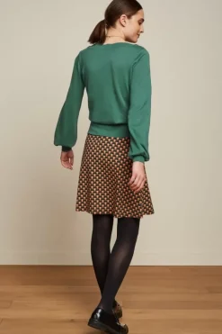 King Louie Rokken<Border Skirt Rizzoli Tweed Orange
