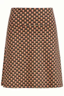 King Louie Rokken<Border Skirt Rizzoli Tweed Orange