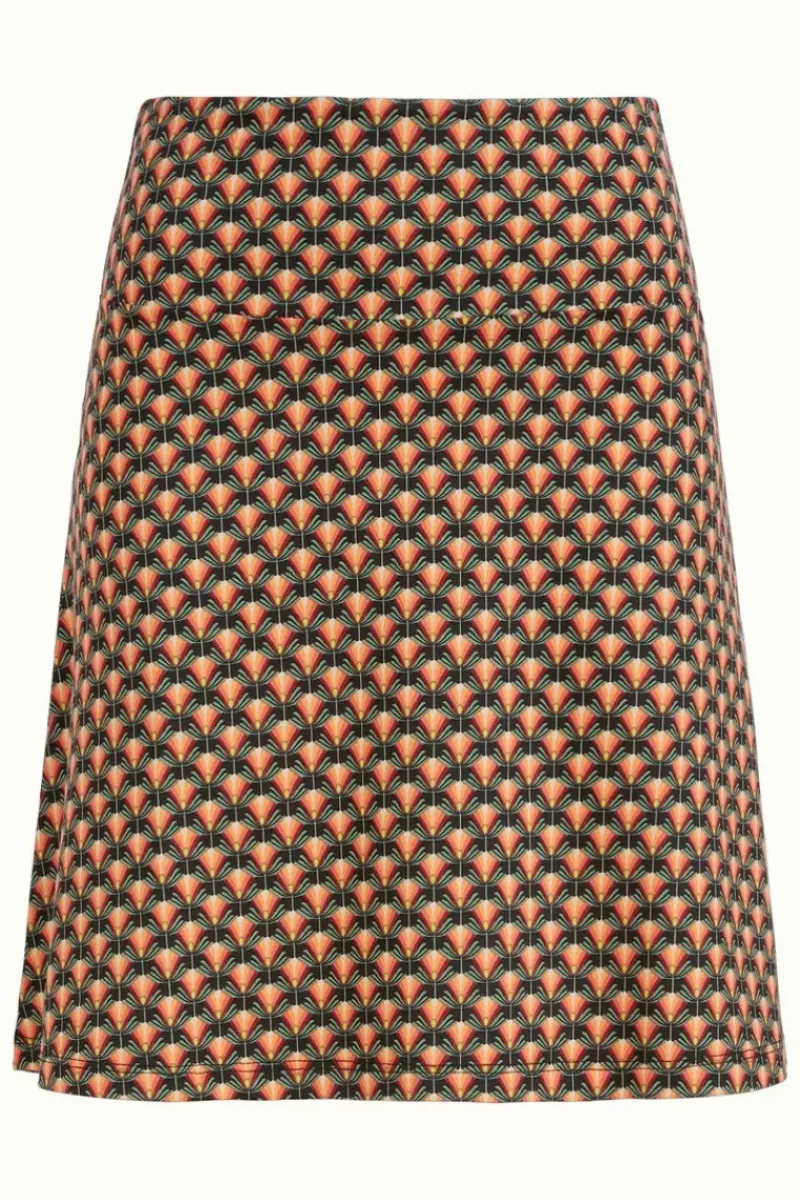 King Louie Rokken<Border Skirt Rizzoli Tweed Orange