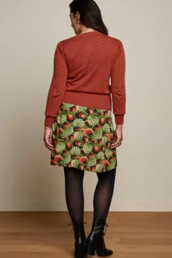 King Louie Rokken<Border Skirt The Fuzz Kale Green