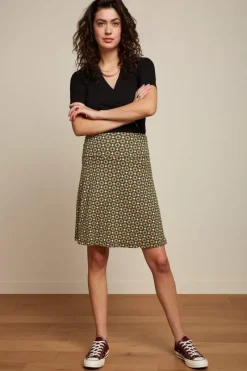 King Louie Rokken<Border Skirt Tortola Jade Green