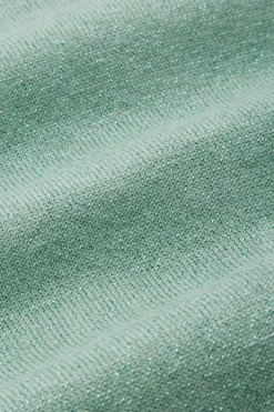 King Louie Vesten<Cardi Deep V Long Organic Lapis Foam Green