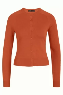 King Louie Vesten<Cardi Raglan Roundneck Droplet Clay Red