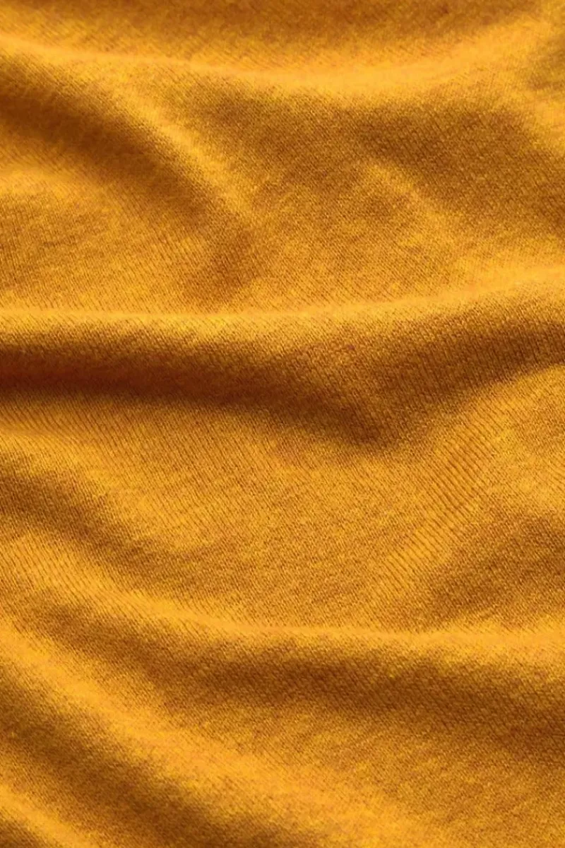 King Louie Vesten<Cardi Roundneck Cocoon Honey Yellow