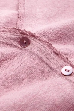 King Louie Vesten<Cardi Roundneck Cocoon Mauve Pink