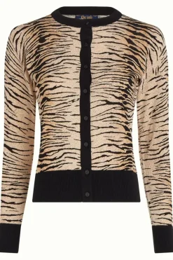 King Louie Vesten<Cardi Roundneck Kallina Black