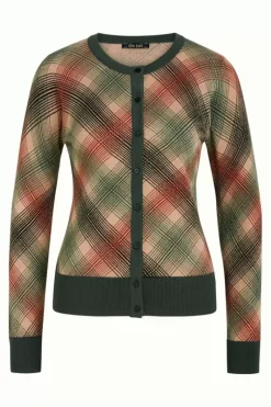 King Louie Vesten<Cardi Roundneck Motion Sycamore Green