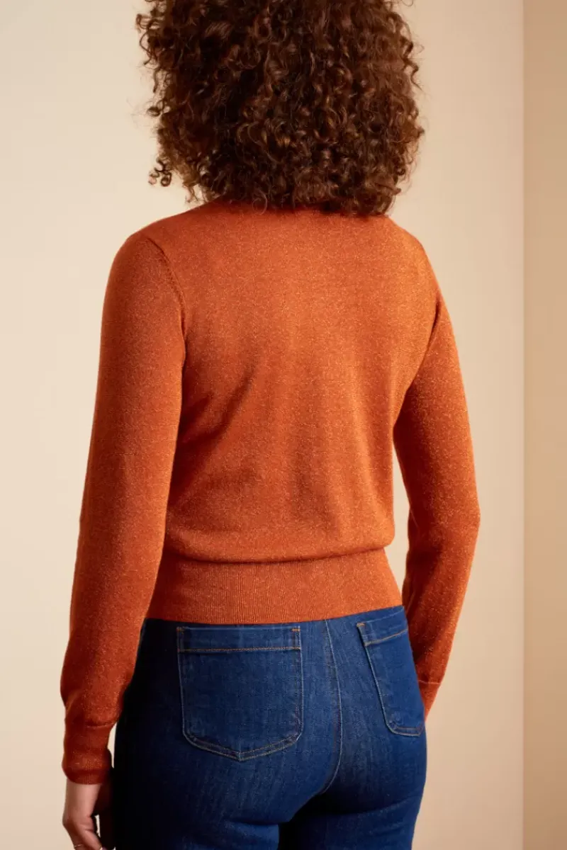King Louie Vesten<Cardi Roundneck Organic Lapis Umbre