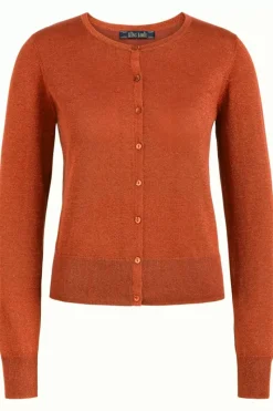 King Louie Vesten<Cardi Roundneck Organic Lapis Umbre