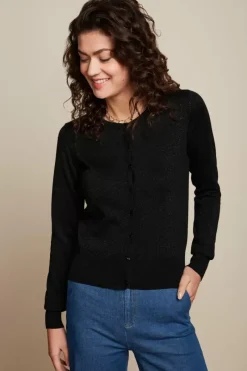 King Louie Vesten<Cardi Roundneck Organic Lapis Black