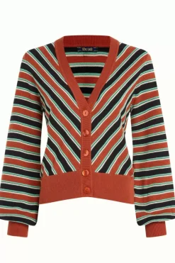 King Louie Vesten<Cardi V Bell Carnillo Stripe Umbre