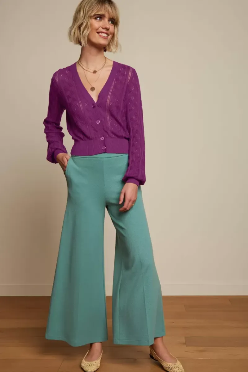 King Louie Vesten<Cardi V Bell Sleeve Herrero Sparkling Purple