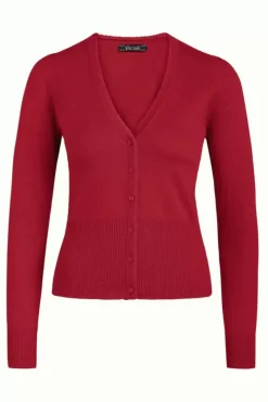 King Louie Vesten<Cardi V Cocoon Icon Red