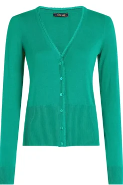 King Louie Vesten<Cardi V Cocoon Aqua Green