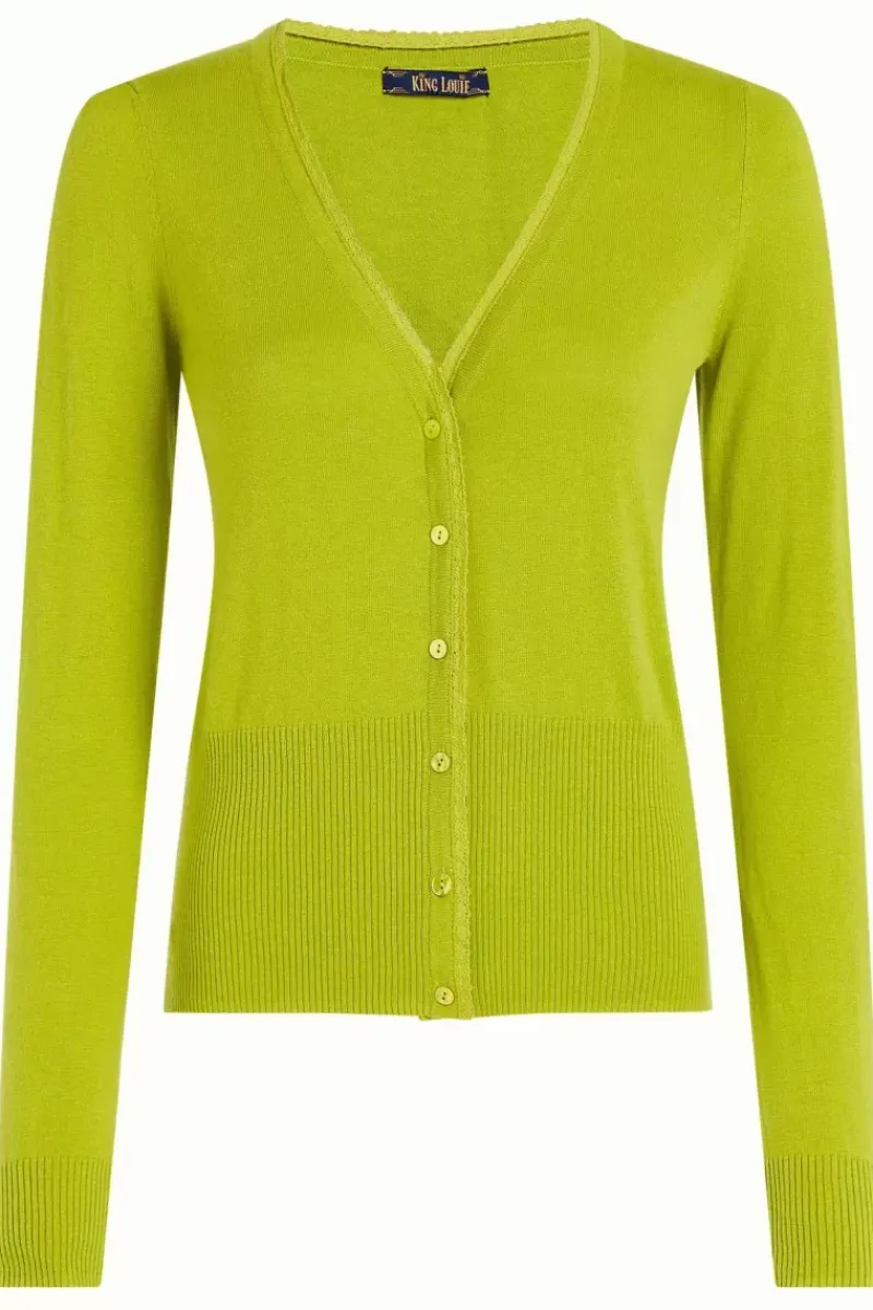 King Louie Vesten<Cardi V Cocoon Citronelle Yellow