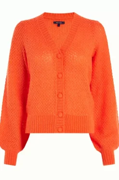 King Louie Vesten<Cardi V Farfalle Popsicle Orange