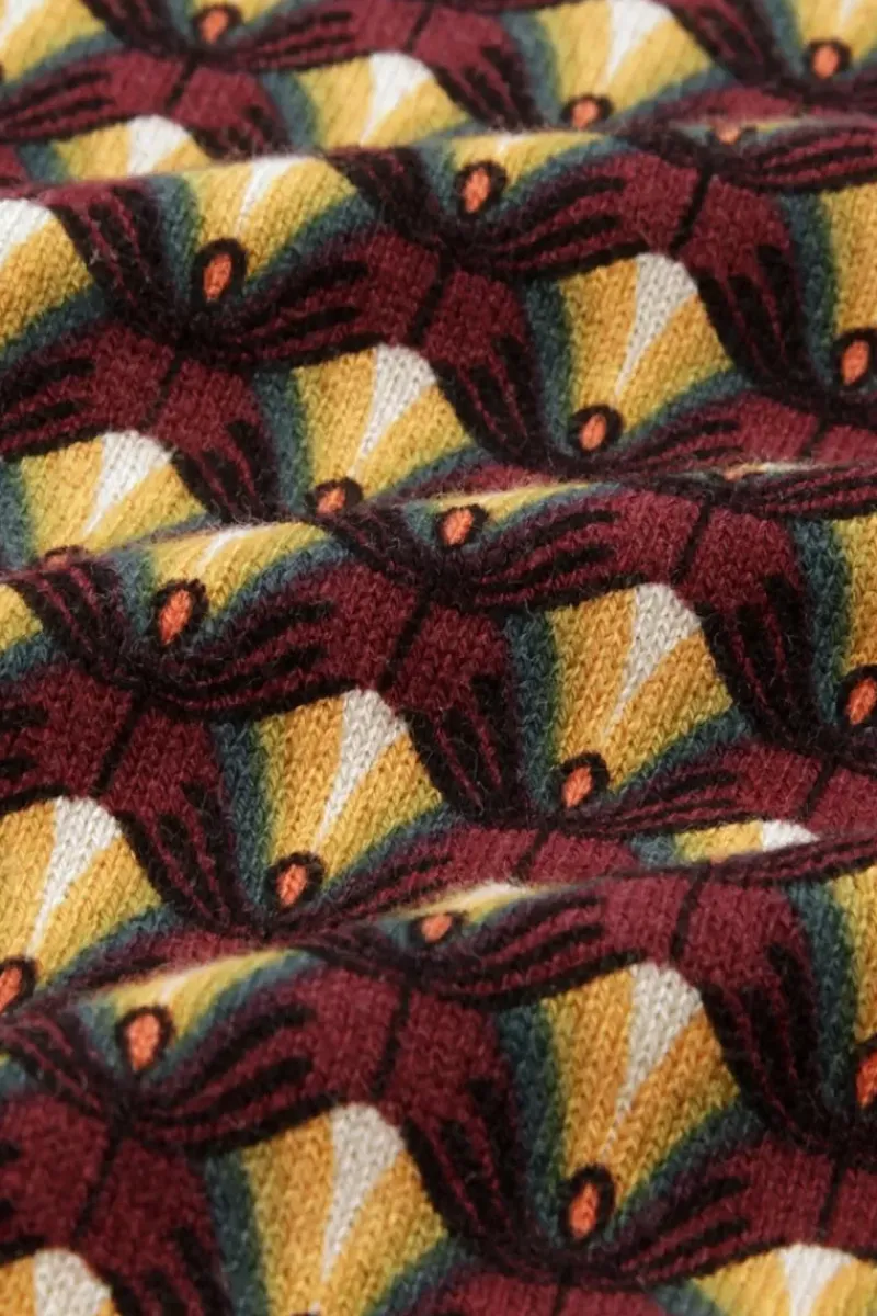 King Louie Vesten<Cardi V Rizzoli Truffle Red