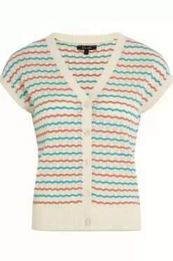 King Louie Tops & Shirts<Cardi V Top Florio Cream
