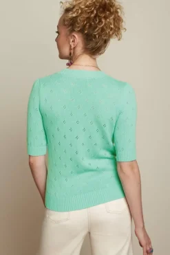 King Louie Vesten<Cardi V Top Maisel Yucca Green
