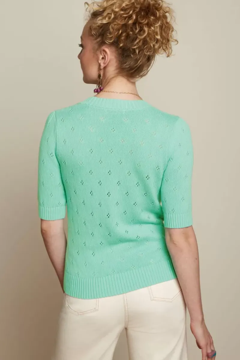 King Louie Vesten<Cardi V Top Maisel Yucca Green
