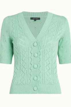 King Louie Vesten<Cardi V Top Maisel Yucca Green