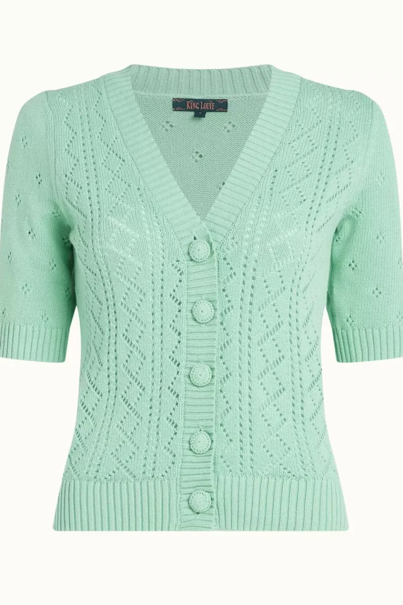 King Louie Vesten<Cardi V Top Maisel Yucca Green