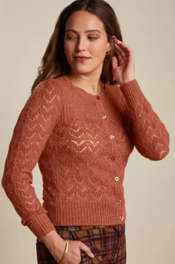 King Louie Vesten<Cardi Yoke Tosca Spicy Brown