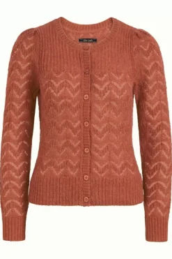 King Louie Vesten<Cardi Yoke Tosca Spicy Brown