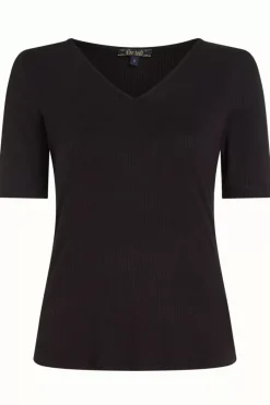 King Louie Tops & Shirts<Carice V Top Uni Rib Black