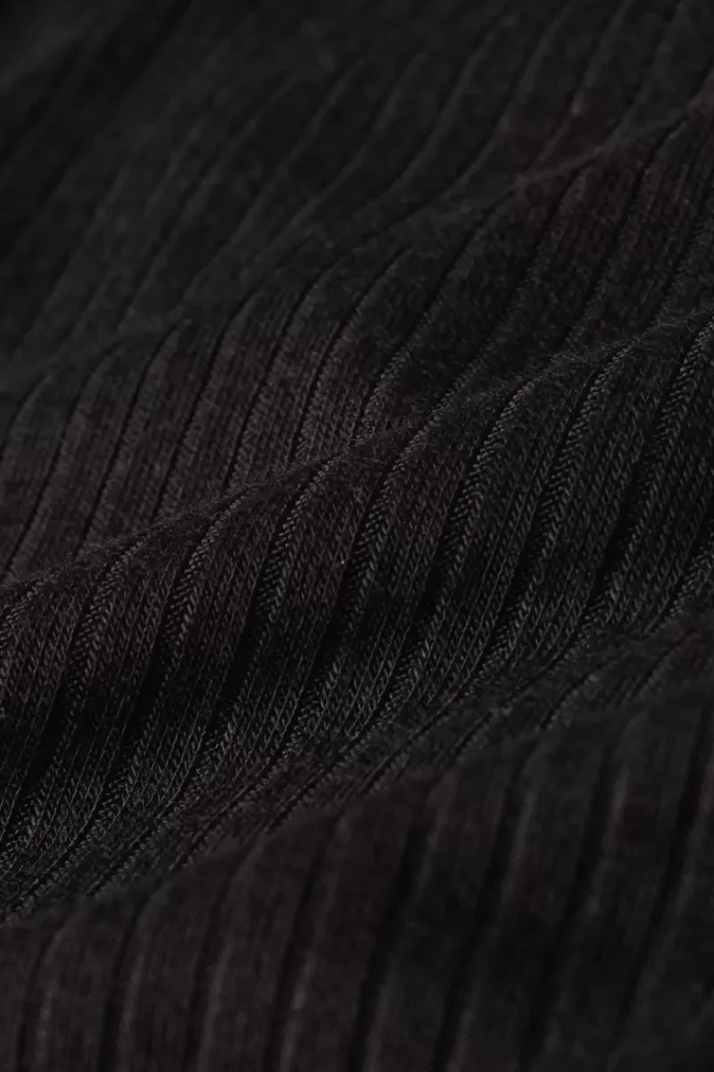 King Louie Tops & Shirts<Carice V Top Uni Rib Black