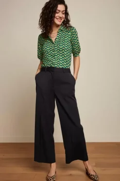 King Louie Blouses<Carina Blouse Brazza Jasper Green