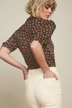 King Louie Blouses<Carina Blouse Caliente Fire Red