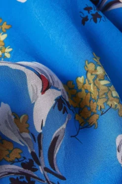 King Louie Blouses<Carina Blouse Cubanelle Madeira Blue