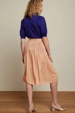 King Louie Blouses<Carina Blouse Ecovero Light Deep Blue