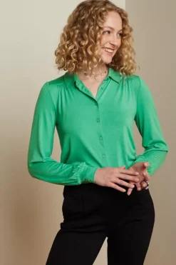 King Louie Blouses<Carina Blouse Ecovero Light Opal Green