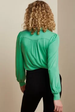 King Louie Blouses<Carina Blouse Ecovero Light Opal Green