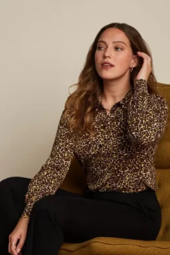 King Louie Blouses<Carina Blouse Hustle Rocky Brown