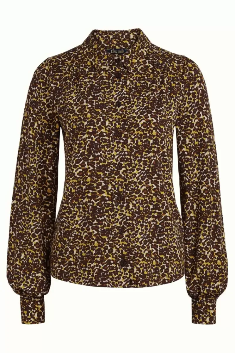 King Louie Blouses<Carina Blouse Hustle Rocky Brown