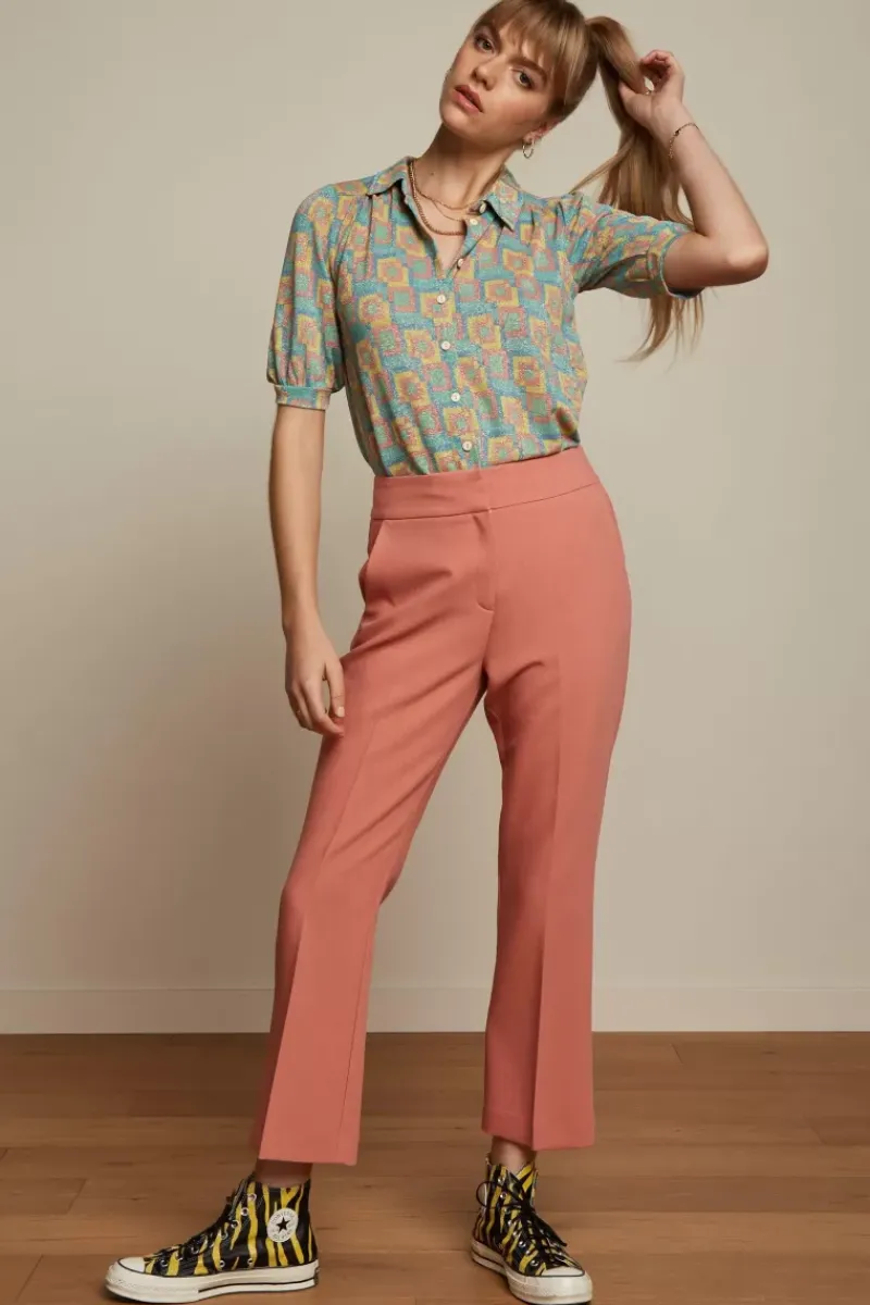 King Louie Blouses<Carina Blouse Limon Mint Green