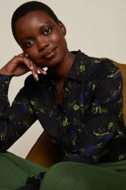 King Louie Blouses<Carina Blouse Radiant Black