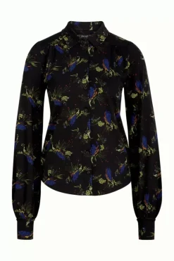 King Louie Blouses<Carina Blouse Radiant Black