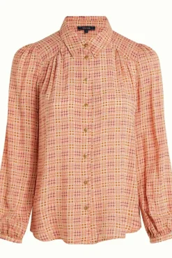 King Louie Blouses<Carina Blouse Sapeuse Check Creampuff