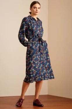 King Louie Jurken<Carina Dress La Rocca Tile Blue