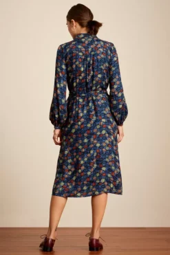King Louie Jurken<Carina Dress La Rocca Tile Blue