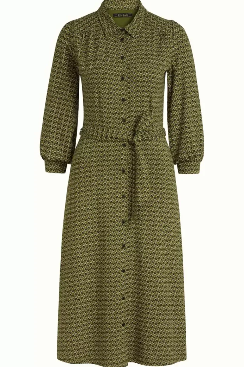 King Louie Jurken<Carina Dress Maple Posey Green