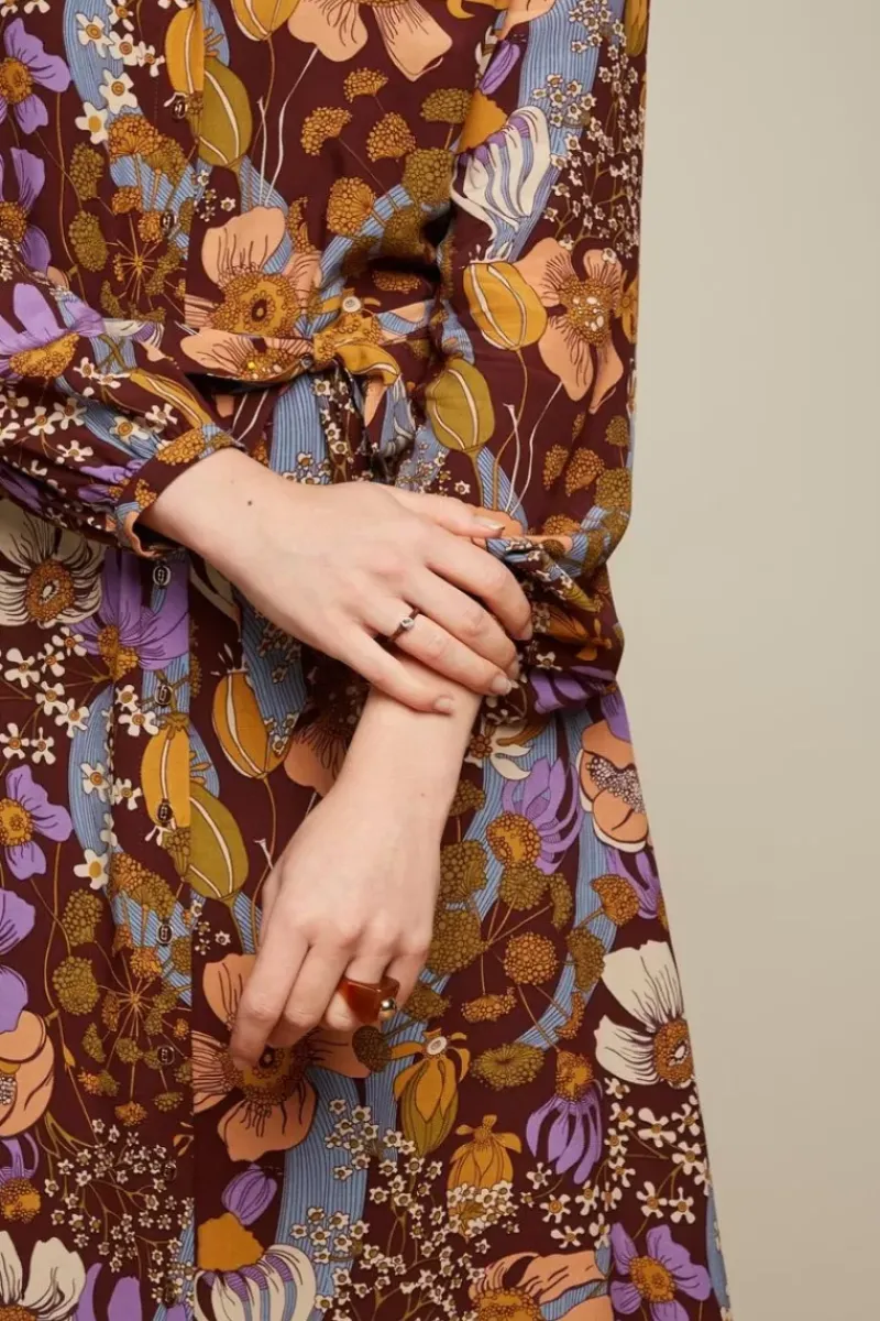 King Louie Jurken<Carina Dress Nifty Rum Brown