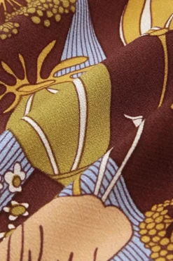 King Louie Jurken<Carina Dress Nifty Rum Brown