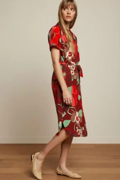 King Louie Jurken<Carina Tunic Dress La Monia Pecan Brown