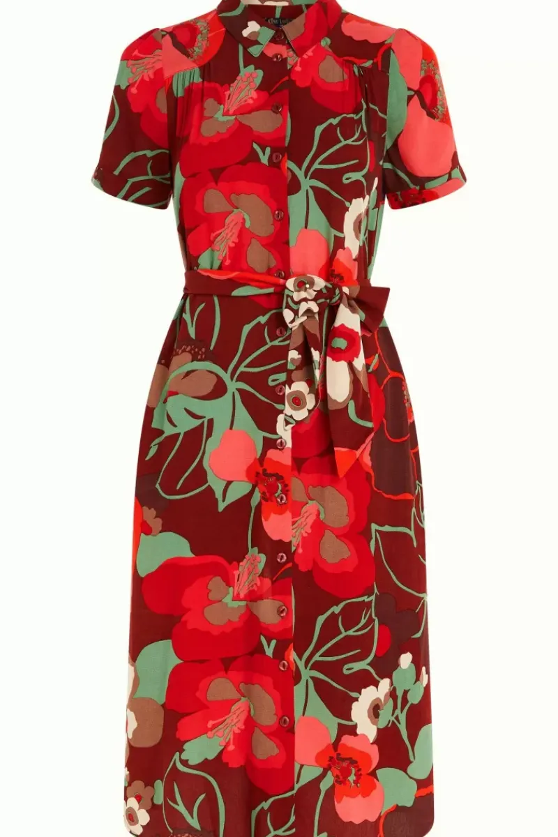 King Louie Jurken<Carina Tunic Dress La Monia Pecan Brown